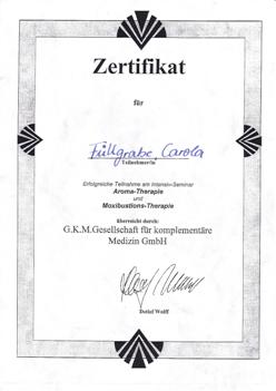 Aroma-Therapie und Moxibustions-Therapie